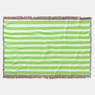 Couverture Bandes de bonbons vert et blanc de chaux