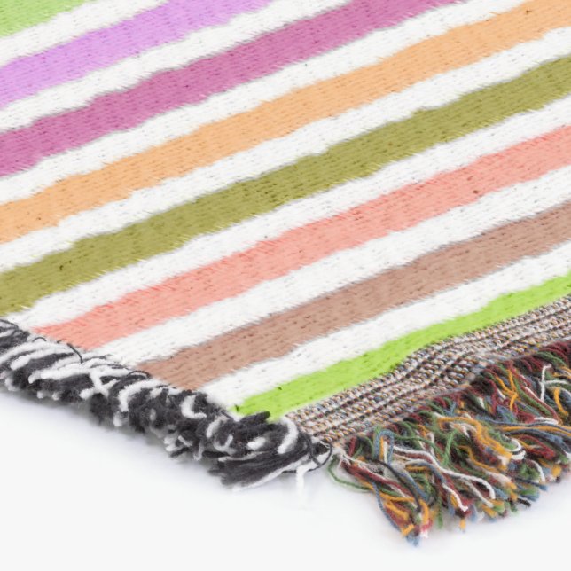Couverture Bandes de calque - Crème et couleurs multiples (Coin)