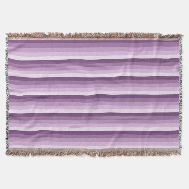 Couverture Bandes d'ombre prune violette (Devant)