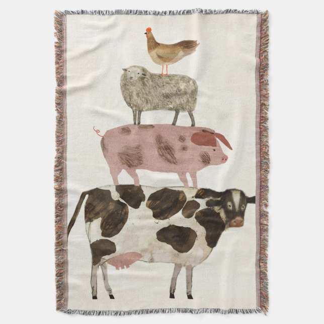 Couverture Barnyard Buds - Vache, cochon, mouton et hen (devant Vertical)