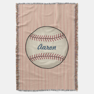 Couverture Base-ball sportif Vintage personnalisé Jeu de couv