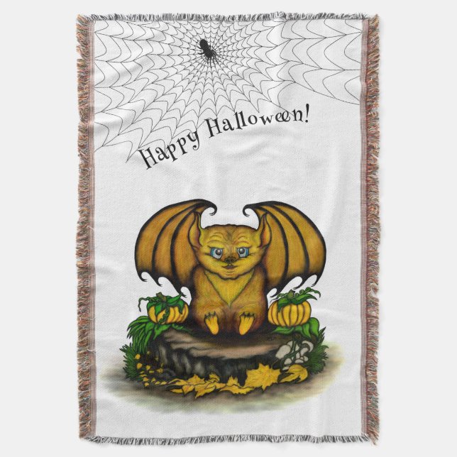 Couverture Bat d'Halloween mignonne (devant Vertical)