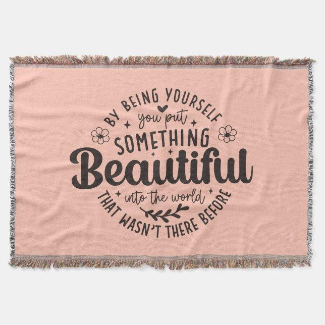 Couverture Be Yourself Something Beautiful Quote-52912 (Devant)