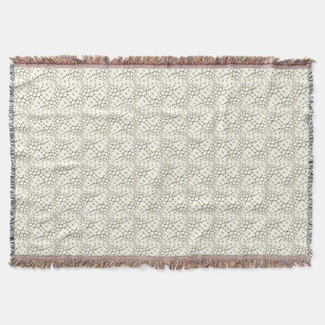Couverture Beau Motif Abstrait Brown (Devant)