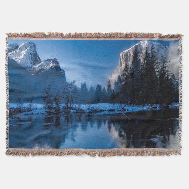 Couverture Beau paysage bleu Yellowstone Photo (Devant)