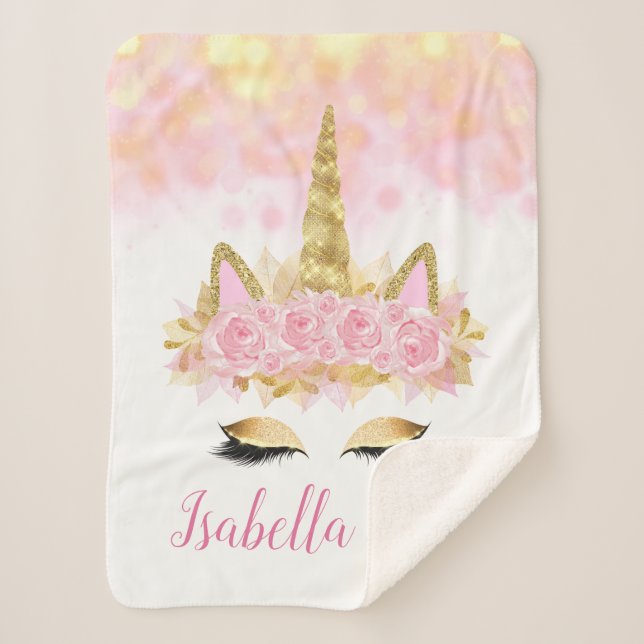 Couverture bébé Unicorn (Devant)