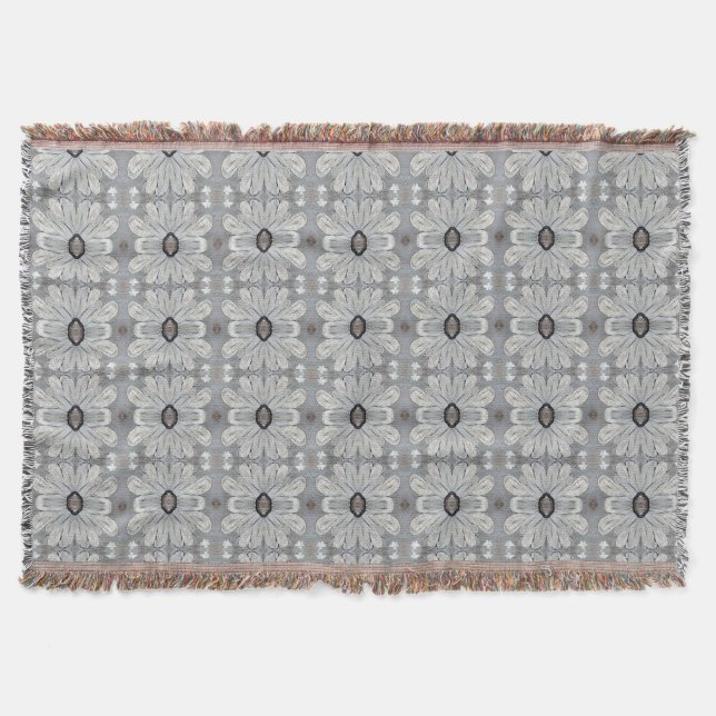 Couverture Beige Avec Blanche À Thon Blanc (Devant)
