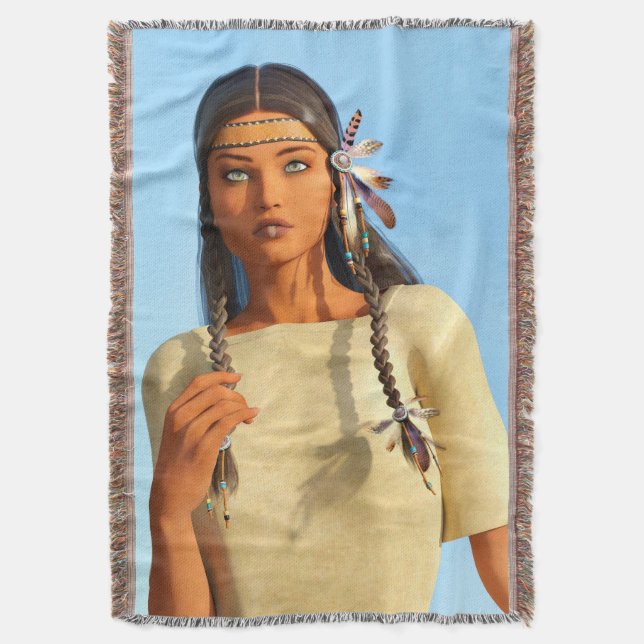 Couverture Belle tenue autochtone amérindienne (devant Vertical)