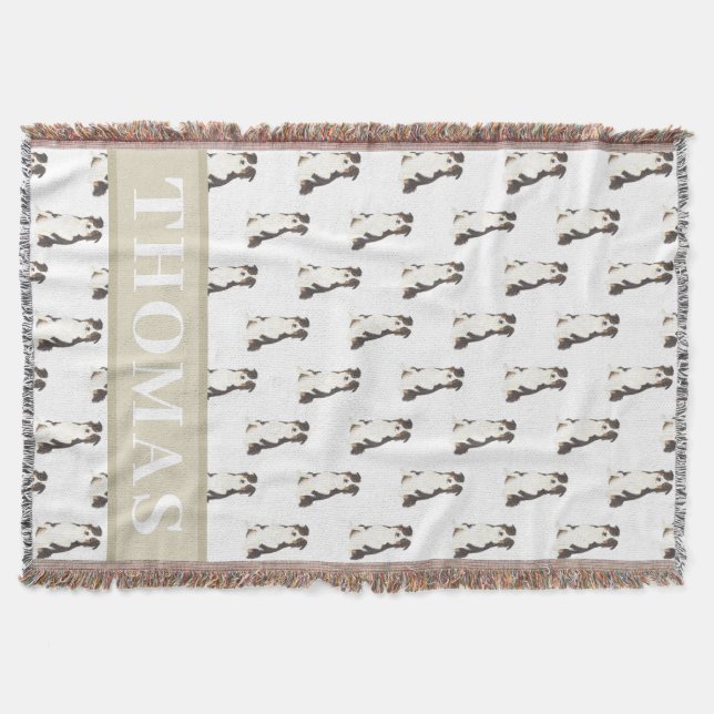 Couverture Berger australien personnalisé (Devant)