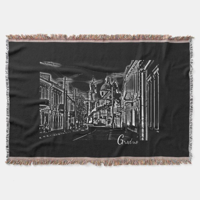 Couverture Biélorussie Б е л р у с а architecture de Grodno (Devant)