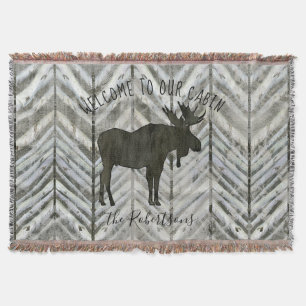 Couverture Bienvenue à notre famille Cabine Moose Rustic Lod