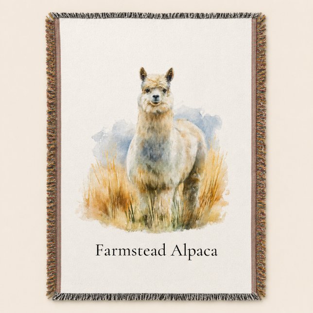 Couverture Bienvenue personnalisée à la ferme d'alpaca (Créateur téléchargé)