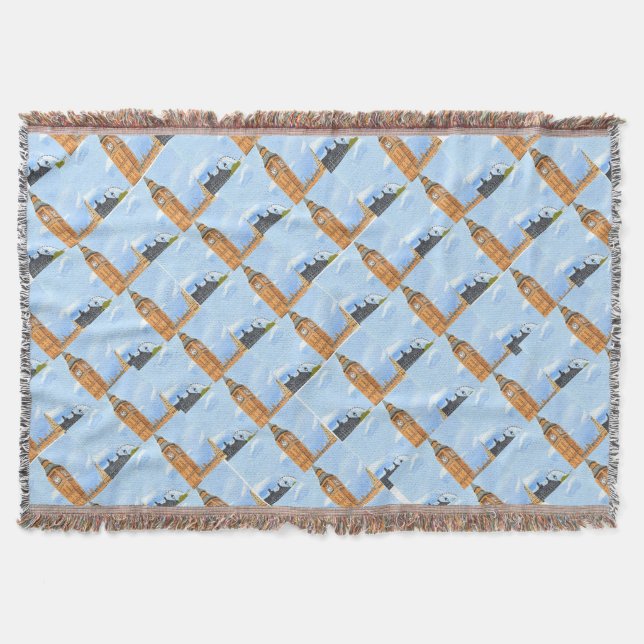 Couverture Big Ben London Throw Blanket (Devant)