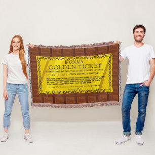 Couverture Billet d'or Willy Wonka