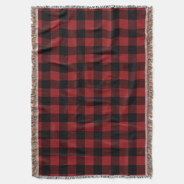 Couverture Black & Red Plaid - (devant Vertical)