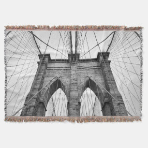 Couverture Black & White Brooklyn Bridge Détails architectura