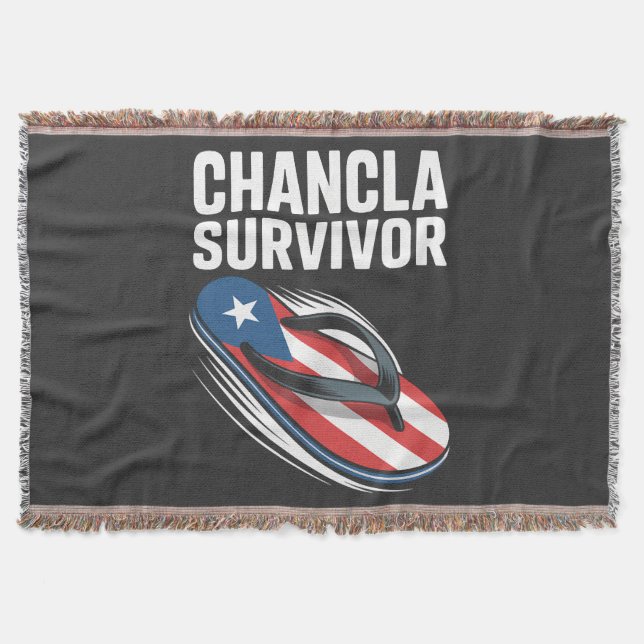 Couverture blague espagnole drôle survivante chancla (Devant)