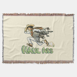 Couverture Blanche à lancer d'âne