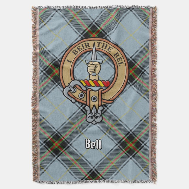 Couverture Blason de Clan Bell sur tartan (devant Vertical)