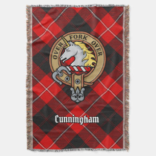 Couverture Blason de Clan Cunningham sur tartan