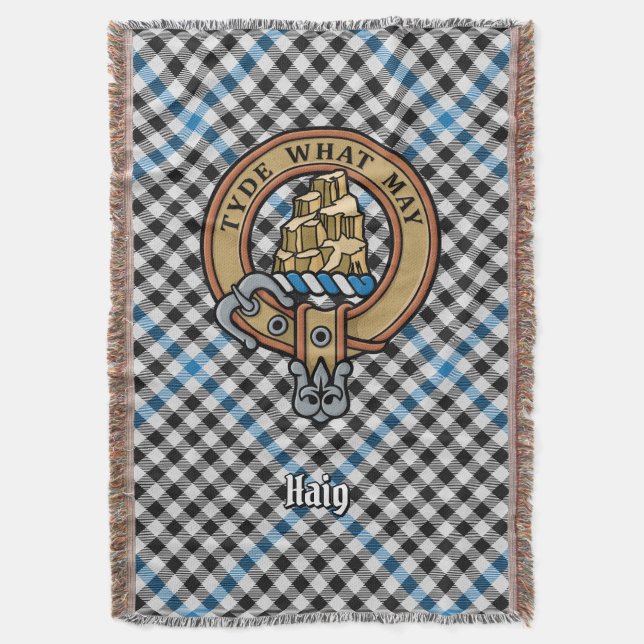 Couverture Blason de Clan Haig sur tartan (devant Vertical)