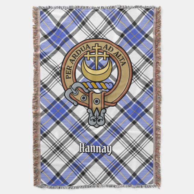 Couverture Blason de Clan Hannay sur tartan (devant Vertical)