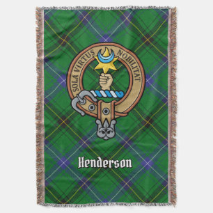 Couverture Blason de Clan Henderson sur tartan