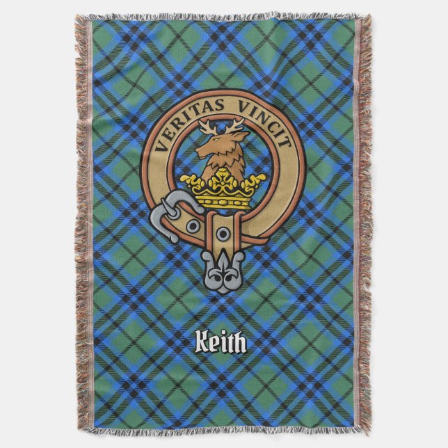 Couverture Blason de Clan Keith sur tartan (devant Vertical)