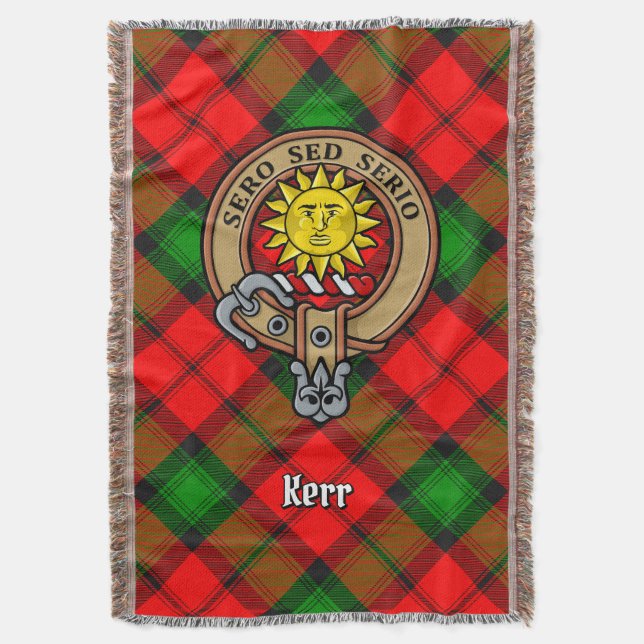 Couverture Blason de Clan Kerr sur tartan (devant Vertical)