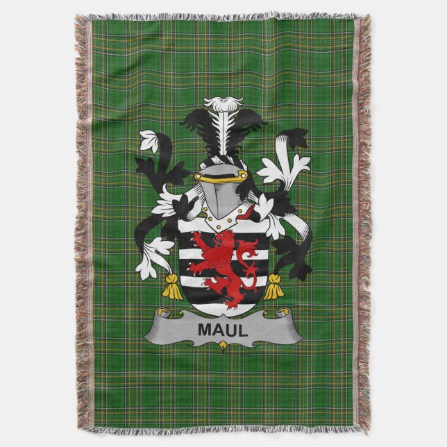 Couverture Blason de la famille Irish Maul ou Maule Ire (devant Vertical)