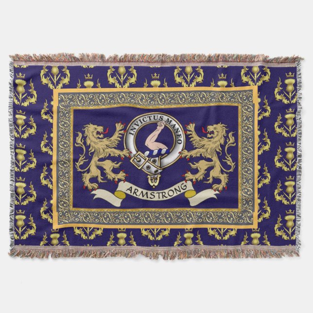 Couverture Blason du Clan Armstrong Bleu (Devant)