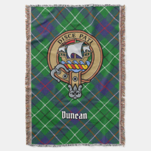 Couverture Blason du clan Duncan sur tartan