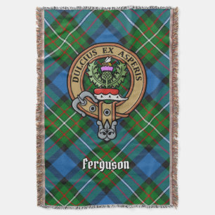 Couverture Blason du clan Ferguson sur tartan