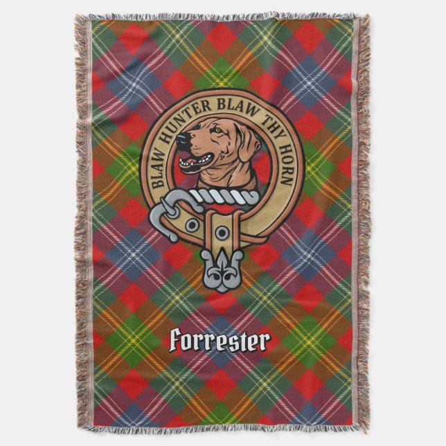 Couverture Blason du clan Forrester sur tartan (devant Vertical)