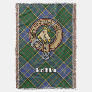 Couverture Blason du clan MacMillan sur le tartan de chasse