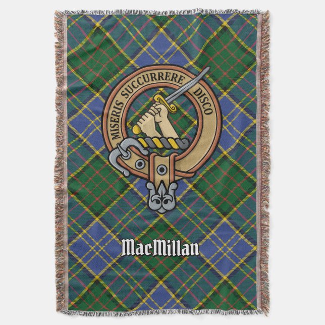 Couverture Blason du clan MacMillan sur le tartan de chasse (devant Vertical)