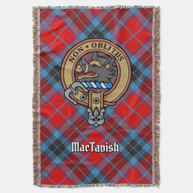 Couverture Blason du clan MacTavish sur tartan (devant Vertical)