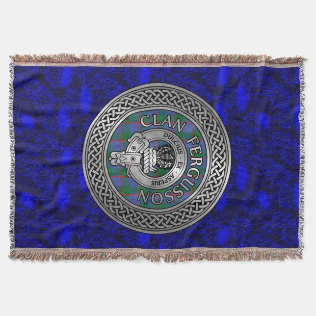 Couverture Blason et nœud tartan du clan Fergusson (Devant)