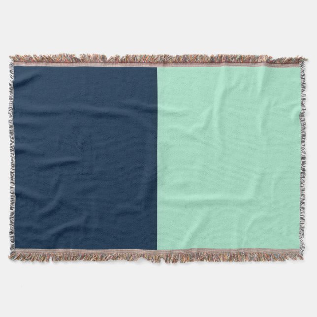 Couverture Bleu de marin et menthe (Devant)
