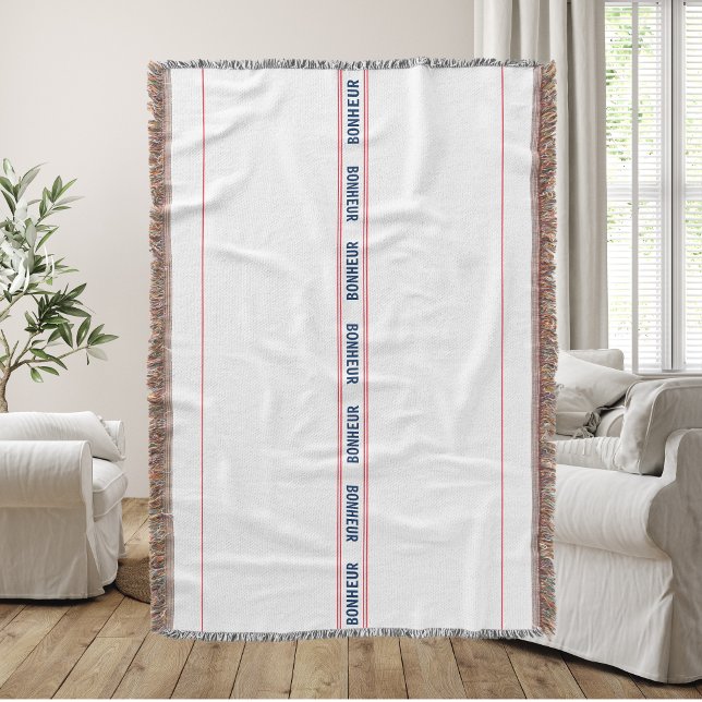 Couverture Bleu et rouge rayé (Créateur téléchargé)