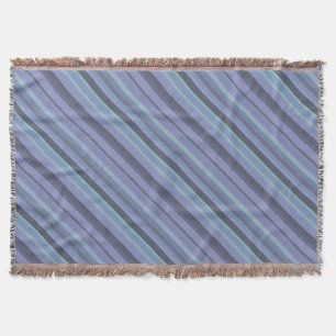 Couverture Bleu-gris bandes diagonales