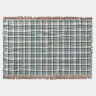 Couverture Bleu marine et plaid vert de Seafoam