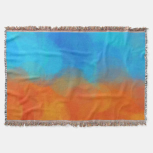 Couverture bleu orange