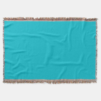 Couverture bleu turquoise
