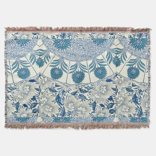 Couverture Bleu Vintage Floral Asiatique : Chinoiserie Antiqu (Devant)