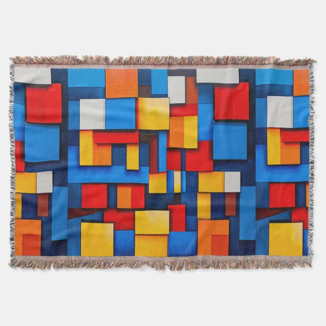 Couverture Blocs abstraits colorés (Devant)