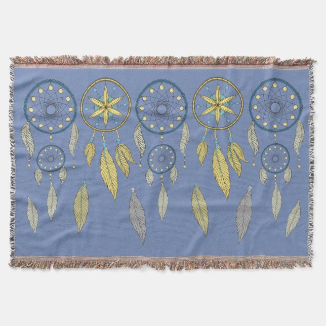 Couverture Blue and Yellow Dream Catchers (Devant)