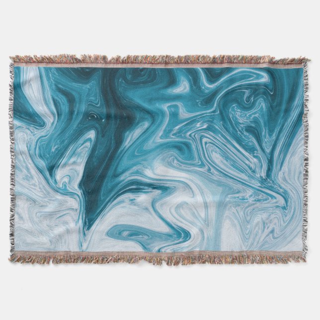 Couverture Blue Beach Waves Abstract (Devant)