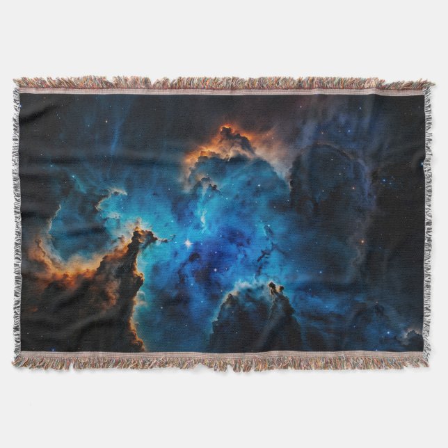 Couverture Blue Nebula Nuds AI Concept Art par Xzendor7 (Devant)