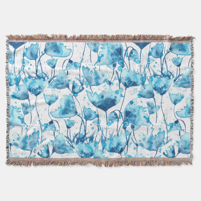 Couverture Blue Watercolor Daisies (Devant)
